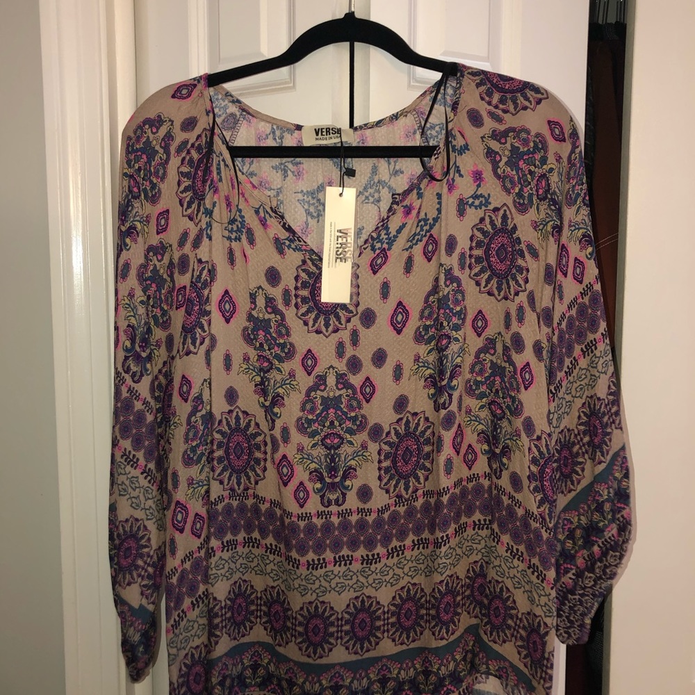Brand new sheer top